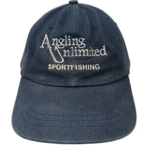HeadShot Baseball Cap Blue OSFM Angling Unlimited Sitka Alaska Fishing 1999 Hat